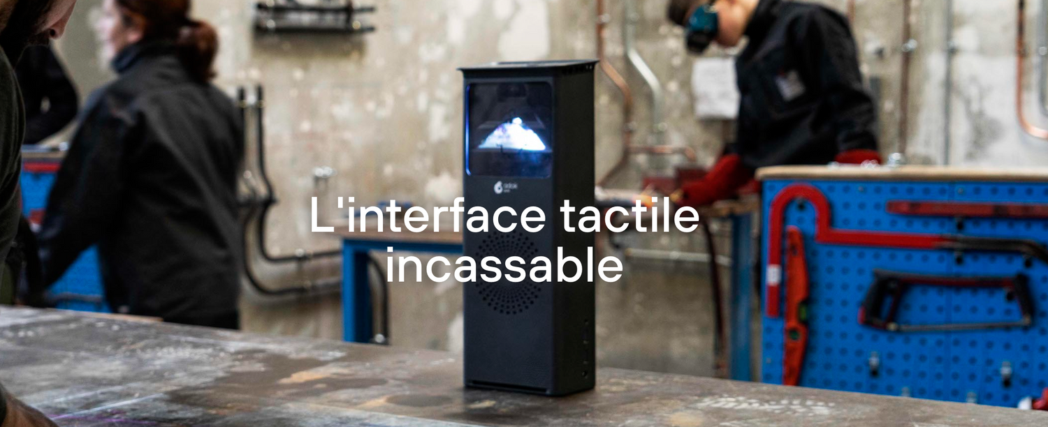 Nos clients: Adok, l'interface tactile incassable !